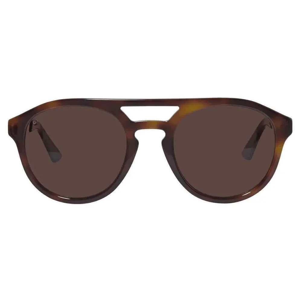 NEW Gucci Brown Aviator Unisex Sunglasses
